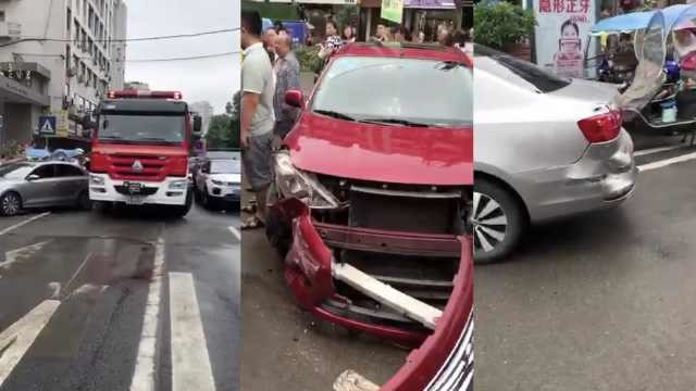消防车撞违停私家车：“撞了白撞”还可索赔