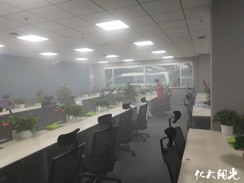 办公室装修后快速去除甲醛化大阳光办公室除甲醛公司