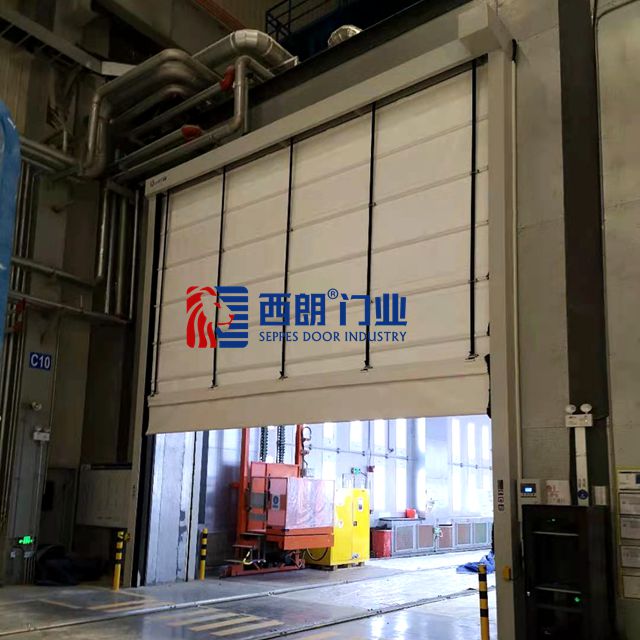 泰州堆叠升降式软质帆布门
