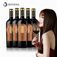 温碧霞IRENENA红酒品牌，美娜干红葡萄酒750ml