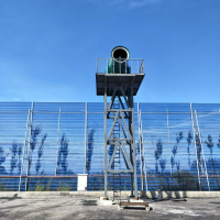 建筑工地煤场远射程喷雾机 风送式全自动除尘雾炮机50米